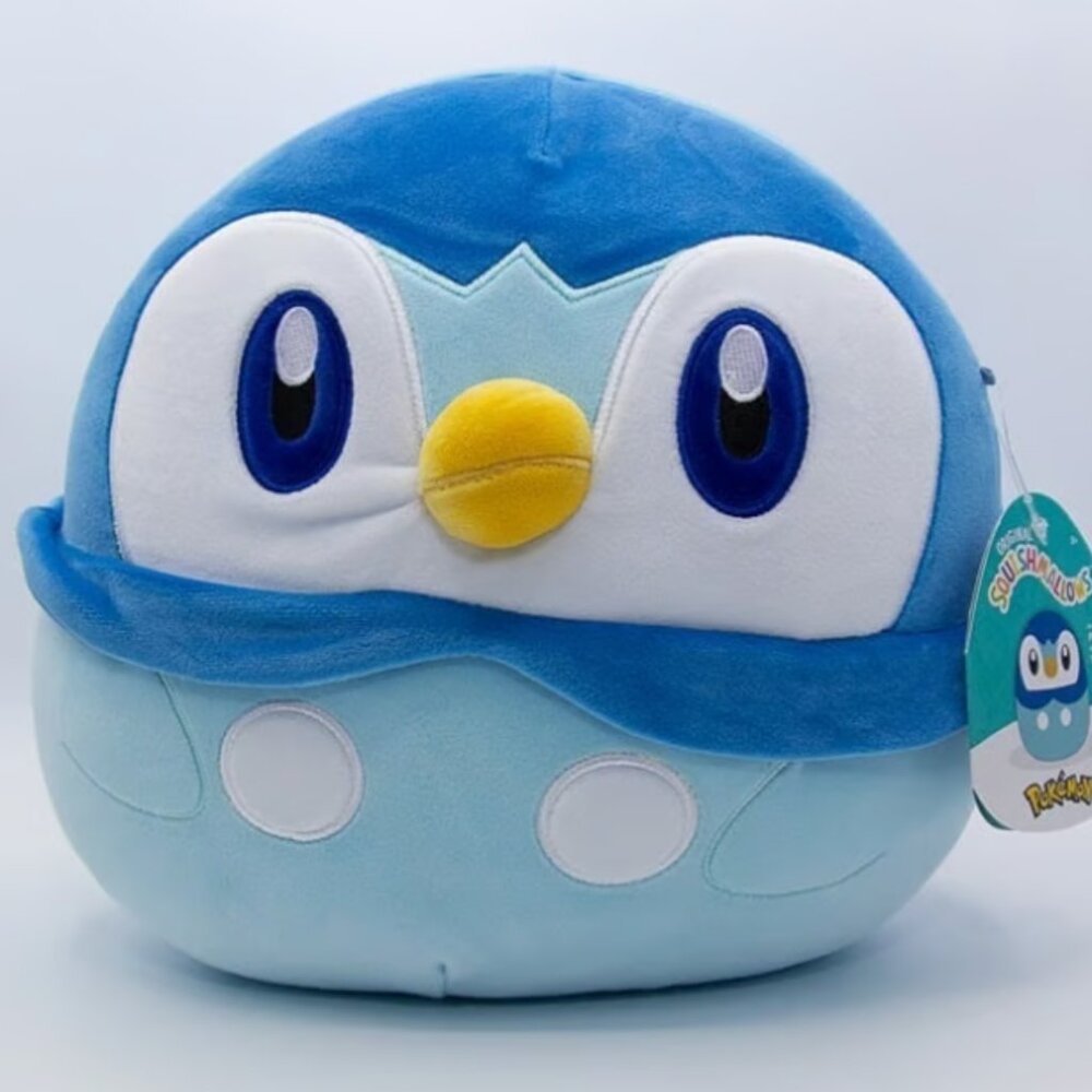 10" Piplup Pokemon Squishmallows Edition Jazzwares KellyToy Plush Toy BNWT